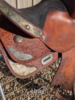 Used 13-1/2 Tex Tan Youth Western Show Saddle