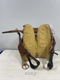 Used 13.25 Seat Western Star all-purpose saddle withrawhide cantle & pommel