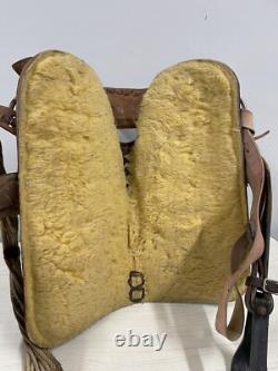 Used 13.25 Seat Western Star all-purpose saddle withrawhide cantle & pommel