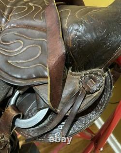 Used 13 Big Horn Saddlery Western saddle 88 8 Youth