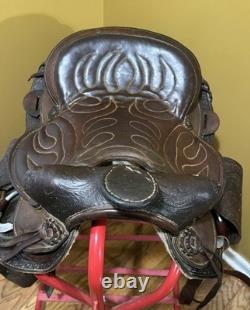 Used 13 Big Horn Saddlery Western saddle 88 8 Youth