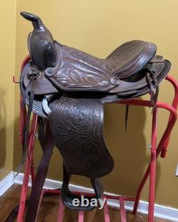 Used 13 Big Horn Saddlery Western saddle 88 8 Youth
