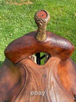 Used 13 US made youth Western barrel saddle