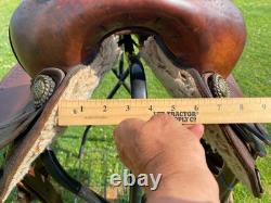 Used 13 US made youth Western barrel saddle