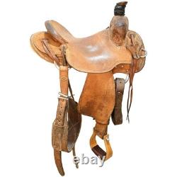 Used 14.25 Oliver Saddle Shop Ranch Saddle Code C145OLIVER17