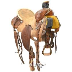 Used 14.5 Heart Of Texas Ranch Saddle Code U145HOTRANSR
