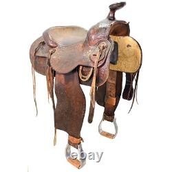 Used 14 Bob Marrs Trophy Ranch Saddle Code U14BMARRS62