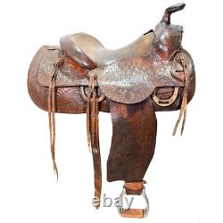 Used 14 Bob Marrs Trophy Ranch Saddle Code U14BMARRS62