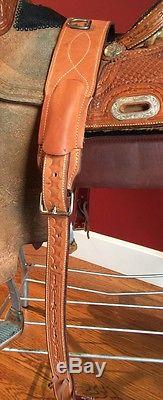 Used 14 Custom Jeff Smith Cowboy Collection Barrel Saddle