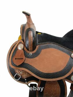 Used 15 16 17 18 Western Saddle Barrel Racing Pleasure Trail Horse Cowboy Tack