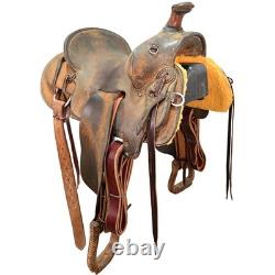 Used 15.5 Bob Marrs Ranch Saddle Code C155BMARRS3875