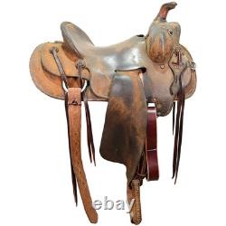 Used 15.5 Bob Marrs Ranch Saddle Code C155BMARRS3875