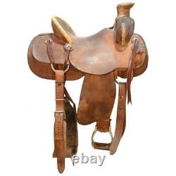 Used 15.5 HR Custom Made Ranch Saddle Code U155HRRAN12BSKBH