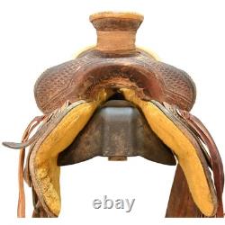 Used 15.5 HR Custom Made Ranch Saddle Code U155HRRAN12BSKBH