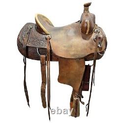 Used 15.5 HR Custom Made Ranch Saddle Code U155HRRAN12CB