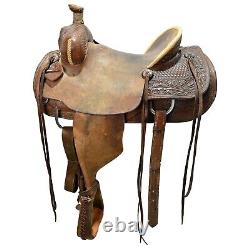 Used 15.5 HR Custom Made Ranch Saddle Code U155HRRAN12CB