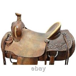 Used 15.5 HR Custom Made Ranch Saddle Code U155HRRAN12CB