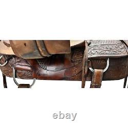 Used 15.5 HR Custom Made Ranch Saddle Code U155HRRAN12CB