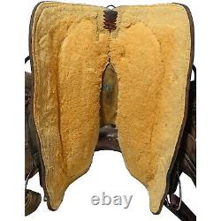 Used 15.5 HR Custom Made Ranch Saddle Code U155HRRAN12CB