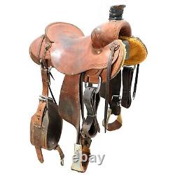 Used 15.5 Hal Evans Ranch Saddle Code U155HALEVANSRAN