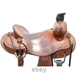 Used 15.5 Hal Evans Ranch Saddle Code U155HALEVANSRAN