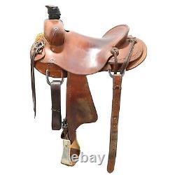 Used 15.5 Hal Evans Ranch Saddle Code U155HALEVANSRAN