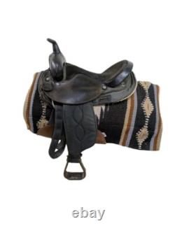 Used 15.5 Inch Big Horn Western Trail Saddle 961-9819