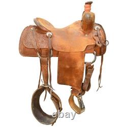 Used 15.5 Luke Lane Ranch Roping Saddle Code U155LLANERRRO