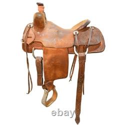 Used 15.5 Luke Lane Ranch Roping Saddle Code U155LLANERRRO
