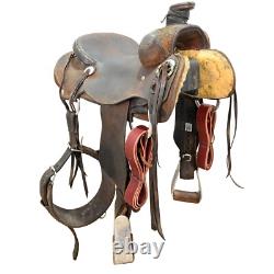 Used 15.5 Luke Lane Ranch Saddle Code U155LLANEROHO