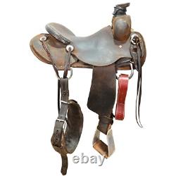 Used 15.5 Luke Lane Ranch Saddle Code U155LLANEROHO