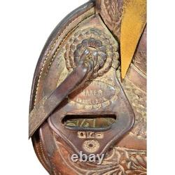 Used 15.5 Ron Carlton Ranch Saddle Code C155RCARLTON076