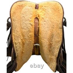 Used 15.5 Ron Carlton Ranch Saddle Code C155RCARLTON076