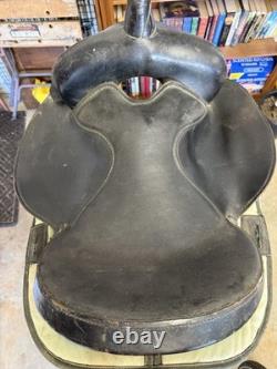 Used 15 Big Horn Leather Western Trail Saddle #139, Barrel Racing