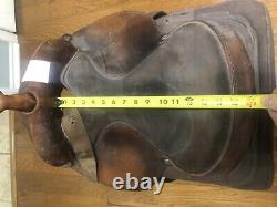 Used 15 Big Horn Western trail /pleasure saddle 168 brown nylon/leather US made