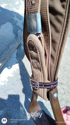 Used 15 Big Horn brown Western saddle 102 US made VGC