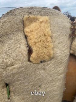 Used 15 Big WithWestern Saddlery black round skirt saddle US made