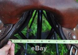 Used 15 FABTRON CROSS TRAIL WESTERN SADDLE with wool pad 7752-S