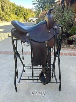 Used 15 Inch Allegany Mountain All Around Western Saddle