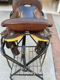 Used 15 Inch Allegany Mountain All Around Western Saddle