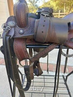 Used 15 Inch Allegany Mountain All Around Western Saddle