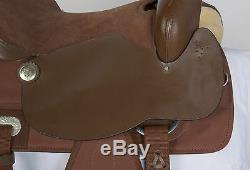 Used 15 King Series Krypton Brown Western Pleasure Trail Synthetic Horse Saddle