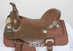 Used 15 King Series Krypton Brown Western Pleasure Trail Synthetic Horse Saddle