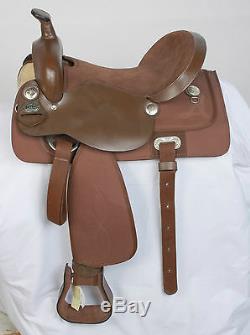 Used 15 King Series Krypton Brown Western Pleasure Trail Synthetic Horse Saddle