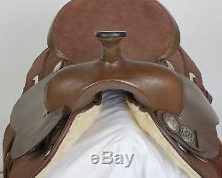 Used 15 King Series Krypton Brown Western Pleasure Trail Synthetic Horse Saddle