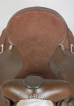 Used 15 King Series Krypton Brown Western Pleasure Trail Synthetic Horse Saddle