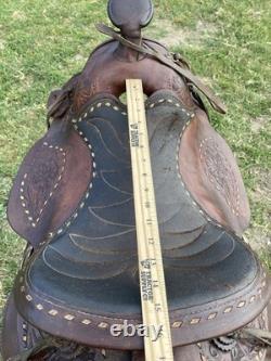 Used 15 Western Arabian tree saddle US made Orville Leather Company