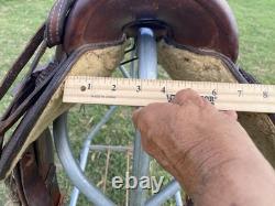 Used 15 Western Arabian tree saddle US made Orville Leather Company
