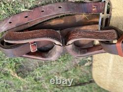 Used 15 Western Arabian tree saddle US made Orville Leather Company