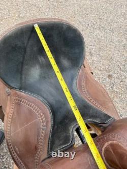 Used 15 inch FQHB Triple creek custom western saddle